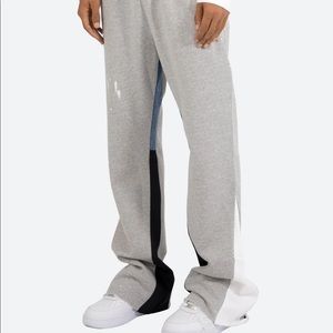 Contrast Bootcut Sweatpants
